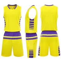 men basketball uniforms sport clothing sleeveless youth basketball jersey sets shirts shorts suit custom name