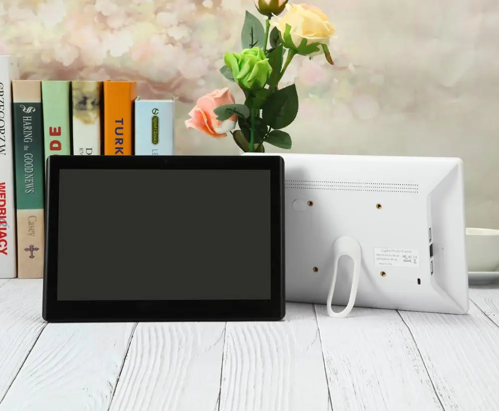 

10 inch HD IPS LCD 1280*800 Digital Photo Frame Alarm Clock MP3 MP4 Video Player with Remote Desktop