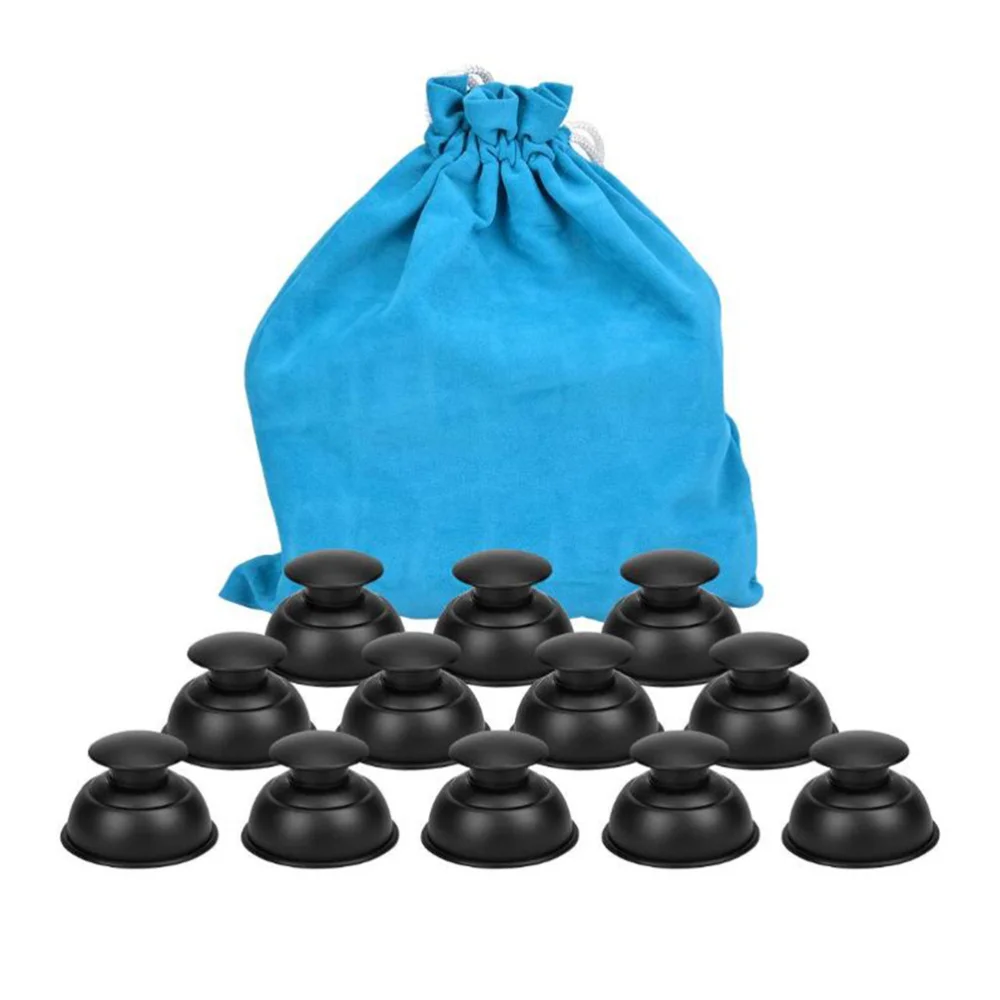 

12pcs Silicone Vacuum Cupping Devices Back Body Massager Dehumidification Vacuum Cans for Men