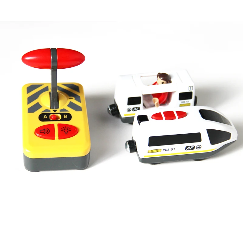 RC новый пульт дистанционного управления Магнитный Электрический поезд