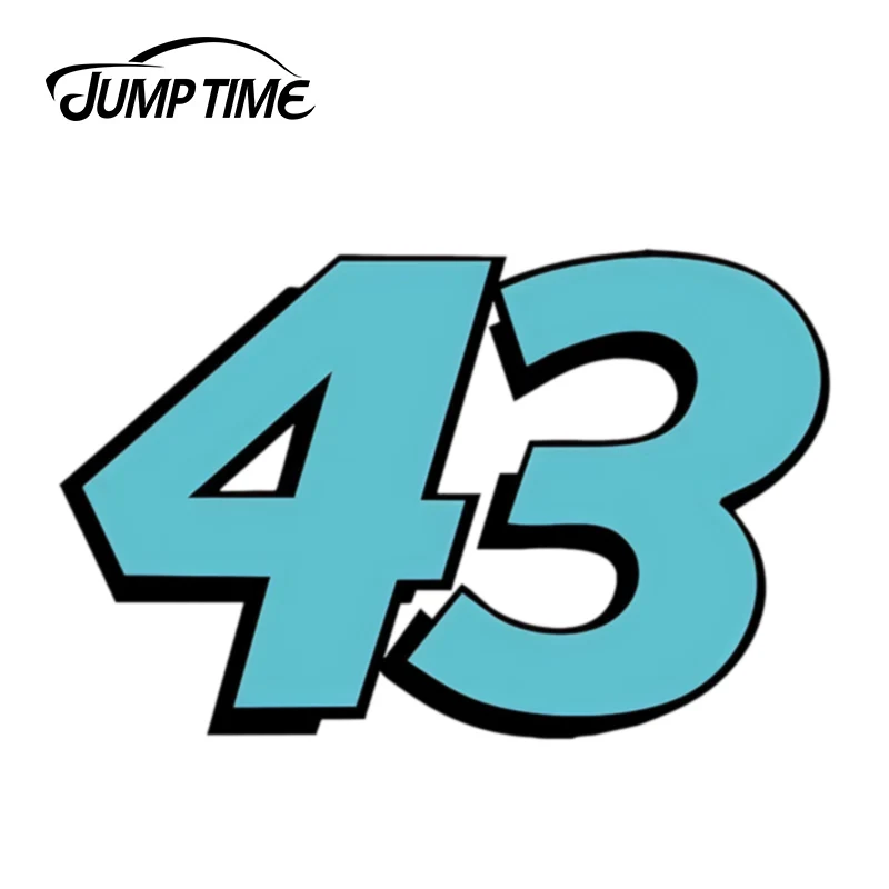 JumpTime 13 см x 8 3 43 номер гоночный автомобиль винил JDM забавных наклеек машина бампер