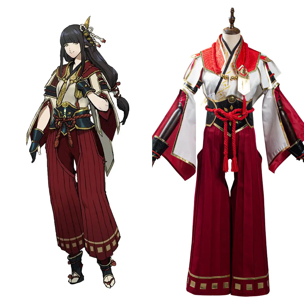 

Monster Hunter Rise Hinoa Cosplay Costume Outfits Halloween Carnival Suit