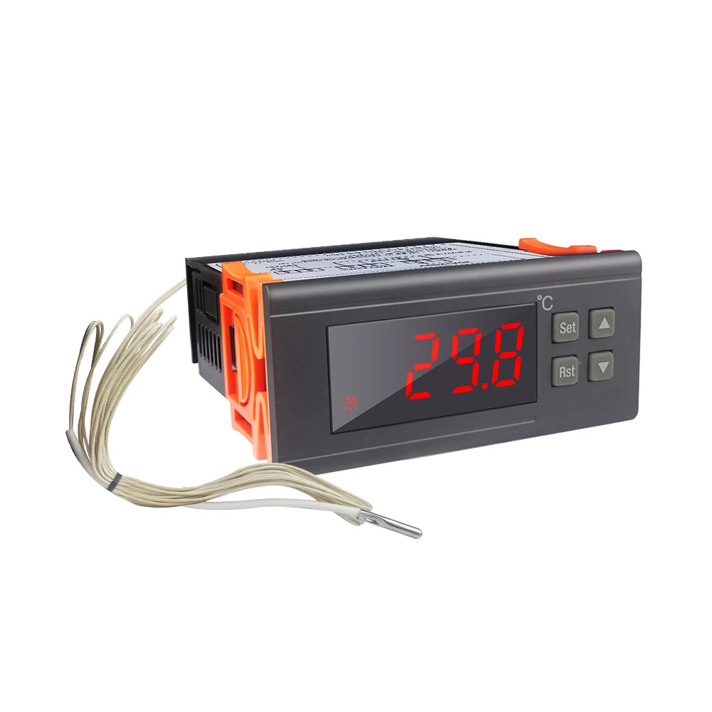 Digital Controlador de Temperatura 220v 30a Termostato Regulador Saída de Relé com Sensor de Temperatura Kt823030 300300c Instrumentos de temperatura