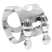 nickel plated clarinet double screws adjust mouthpiece ligature