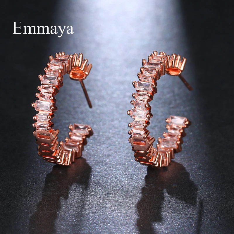 Новое поступление модные эффектные женские серьги Emmaya изысканные круглые