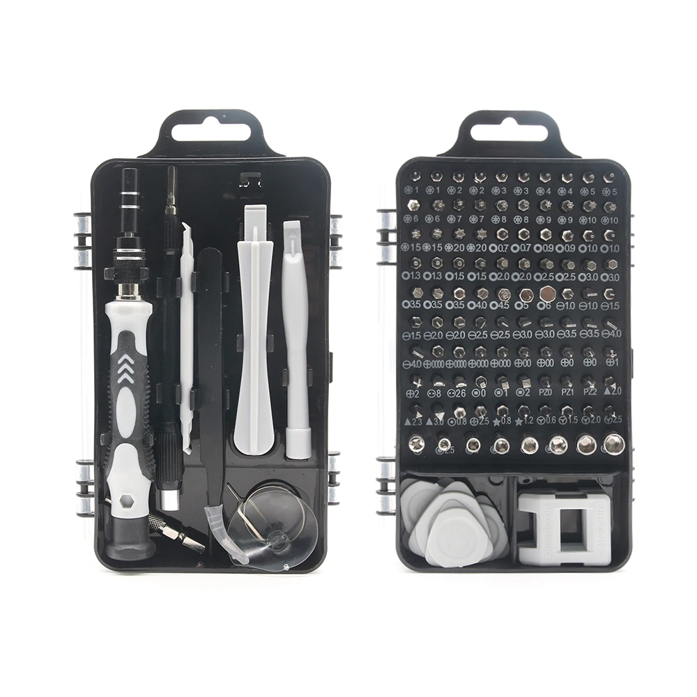

115 In 1 Screwdriver Set Magnetic Screwdriver Bits Multi-function Precision Mobile Phone Repair Device Hand Tools Torx Hex
