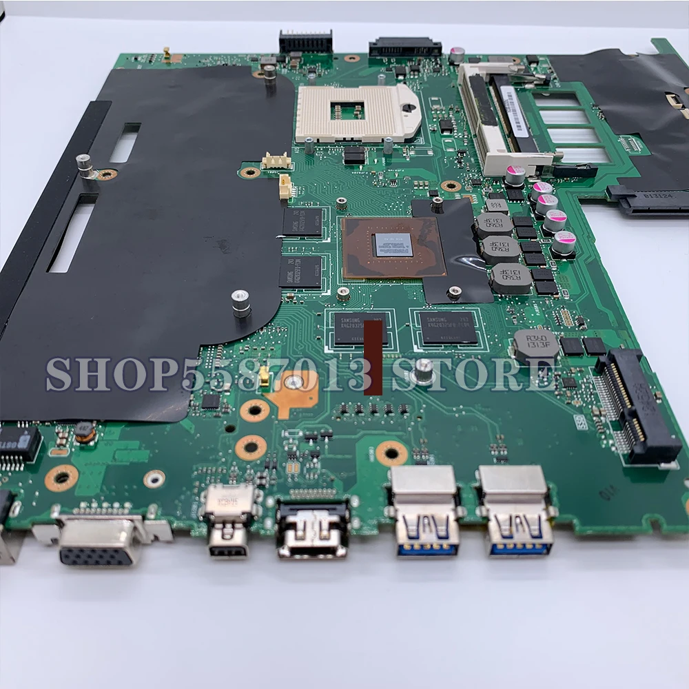 

for ASUS G55VW/G55V N13E-GE-A2 laptop motherboard mainboard test OK GTX660M/2GB 4/MEMORY