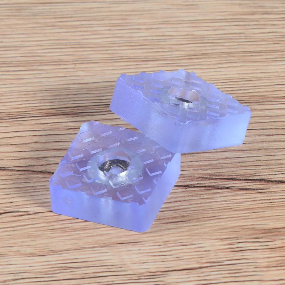 

16pcs Square Furniture Pads Floor Protectors Surface Protection for Chair Table Sofa Couch Leg Caps Non Furniture Grippers (Clea