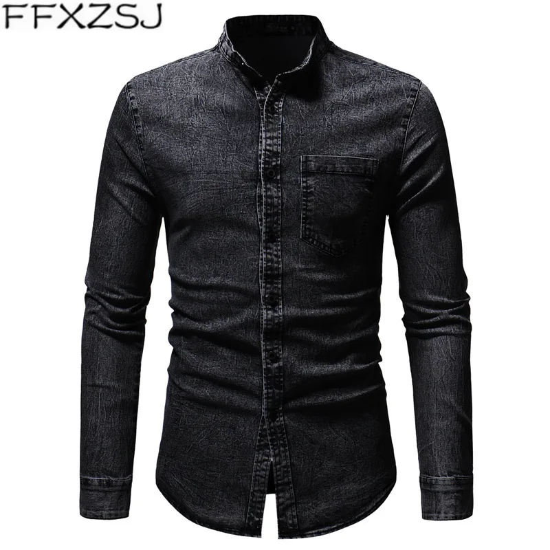 2018 FFXZSJ бренд. Осень зима. Новинка. Воротник стойка. Мужской стиль. Досуг. Тонкая