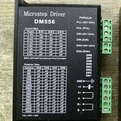 Драйвер для цифрового шагового двигателя DM556 2-фазный 5 6 А 57 86 NEMA23 NEMA34 Замена