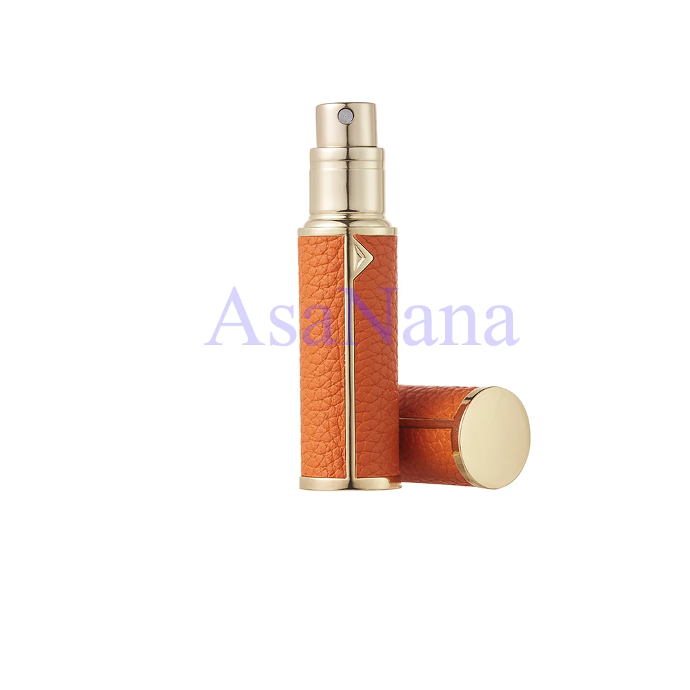 5ml Refillable Mini Perfume Spray Bottle Aluminum Atomizer Portable Travel Cosmetic Container Real Leather | Красота и здоровье