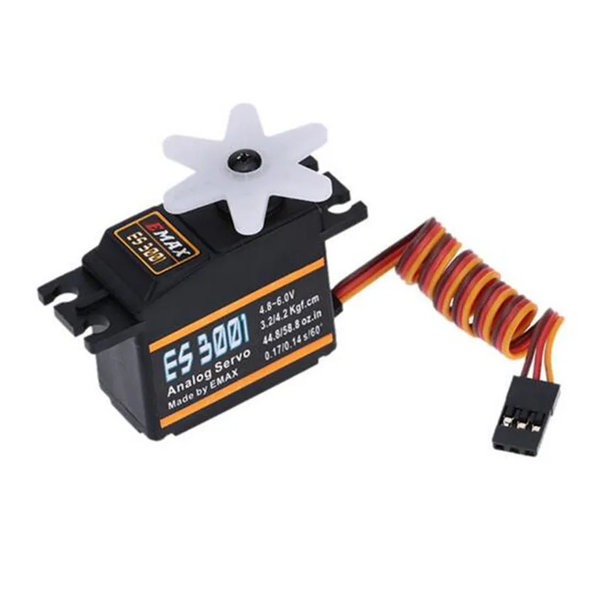 Emax фиксированное крыло 43g пластиковый зуб Аналоговый сервопривод цифровой
