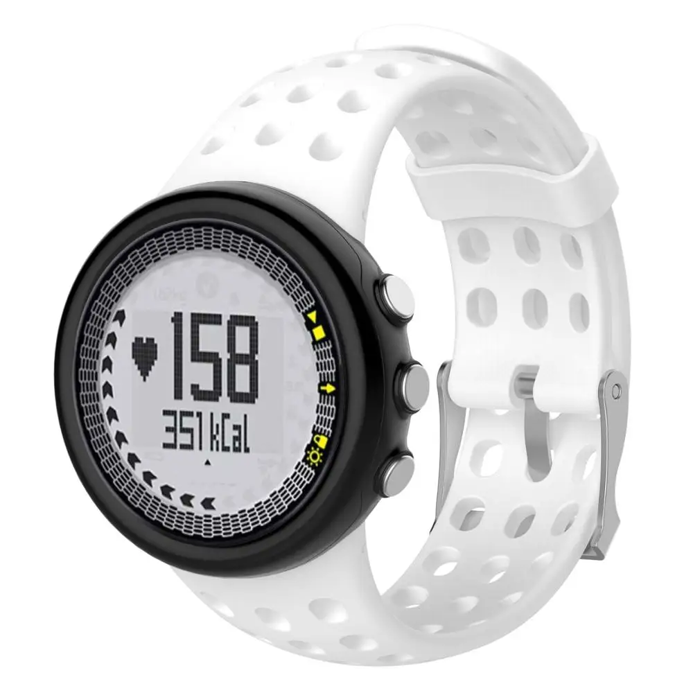 Ремешок сменный силиконовый для SUUNTO M1 M2 M4 M5 M мягкий спортивный универсальный