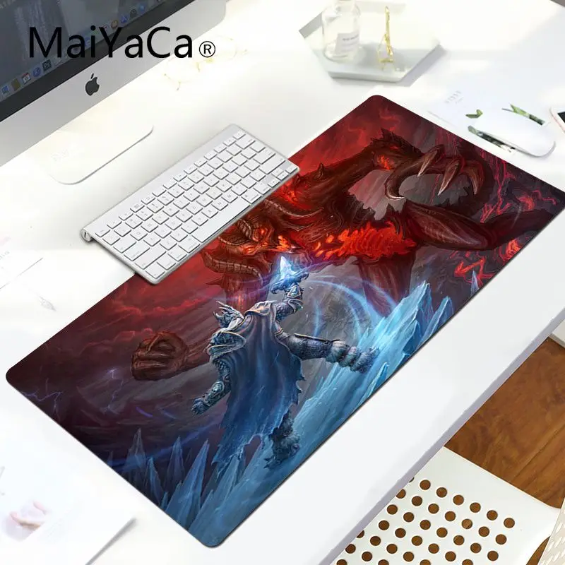 MaiYaCa Новое поступление World of Warcraft, игра, прочный резиновый коврик для мыши, большой коврик для мыши, компьютерный коврик для мыши