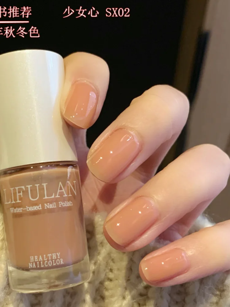 

Water-based Ice-through New Nail Polish Free of Baking, Can Tear and Pull New Color and White Nail Polish Nail Decoration