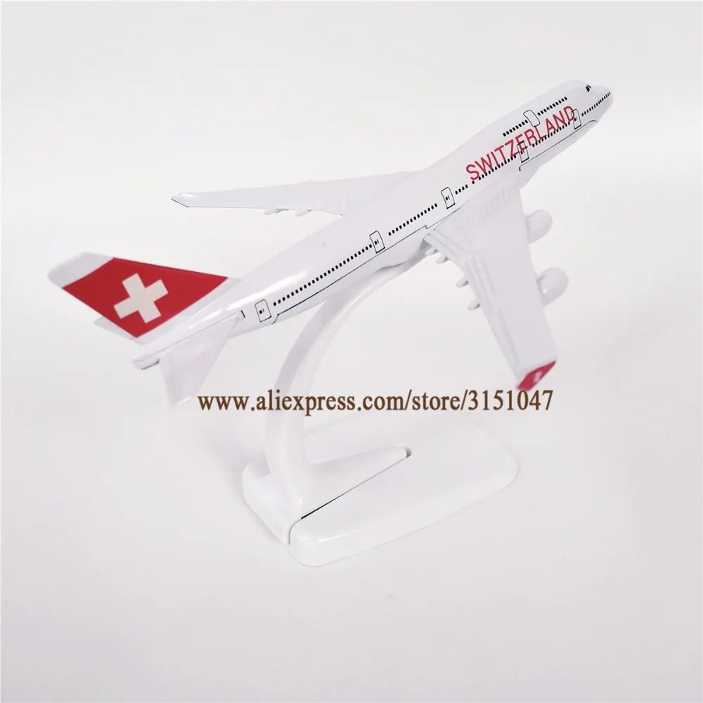 Air SWITZERLAND Boeing 747 B747 400 Airlines Airways модель самолета из сплава металла литье под