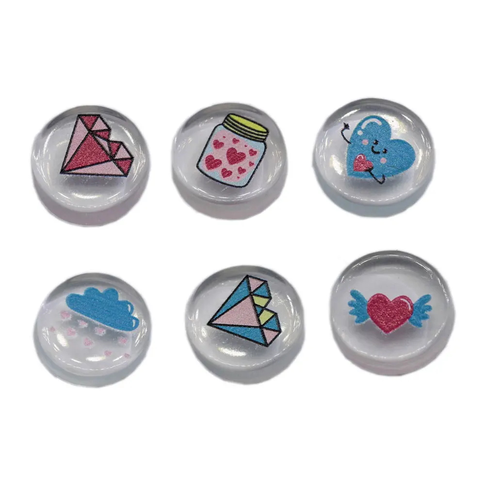 

100/50 шт., милые искусственные монеты из смолы, аксессуары для украшения своими руками, крылья в форме сердца