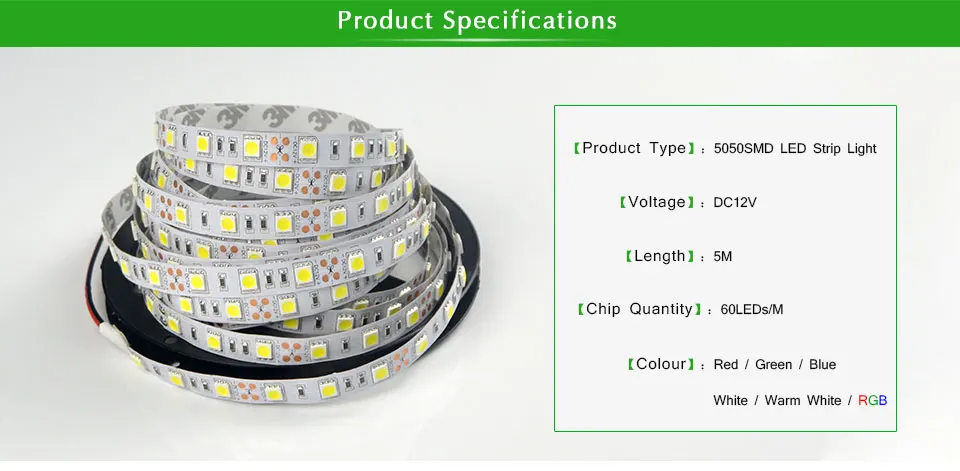 SMD 4040 2835 5050 Светодиодная лента DC 12V 120 светодиодный s/m 60 светодиодный s/m 5M гибкая лента Лампа Домашнее украшение не водонепроницаемый