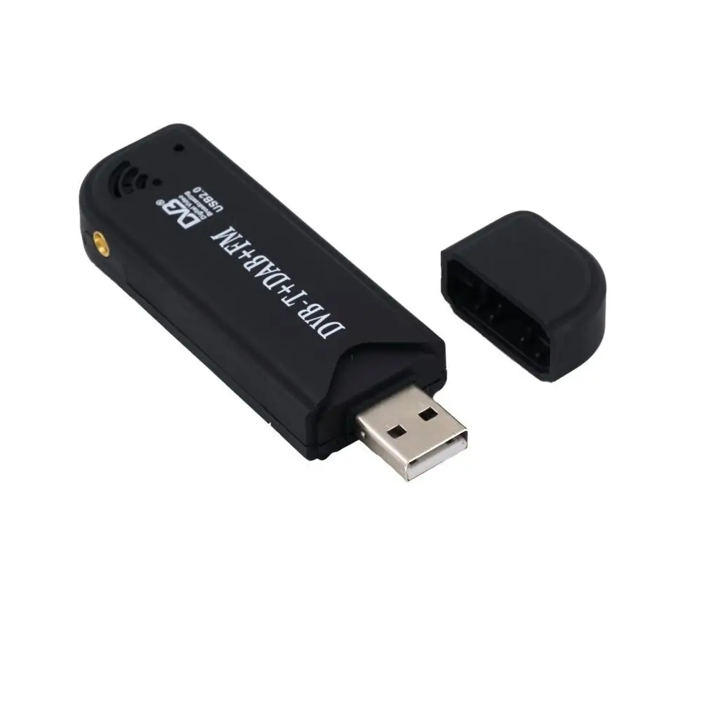 Новый RTL2832U FC0012 DVB T USB цифровой ТВ тюнер приемник поддерживает SDR F.