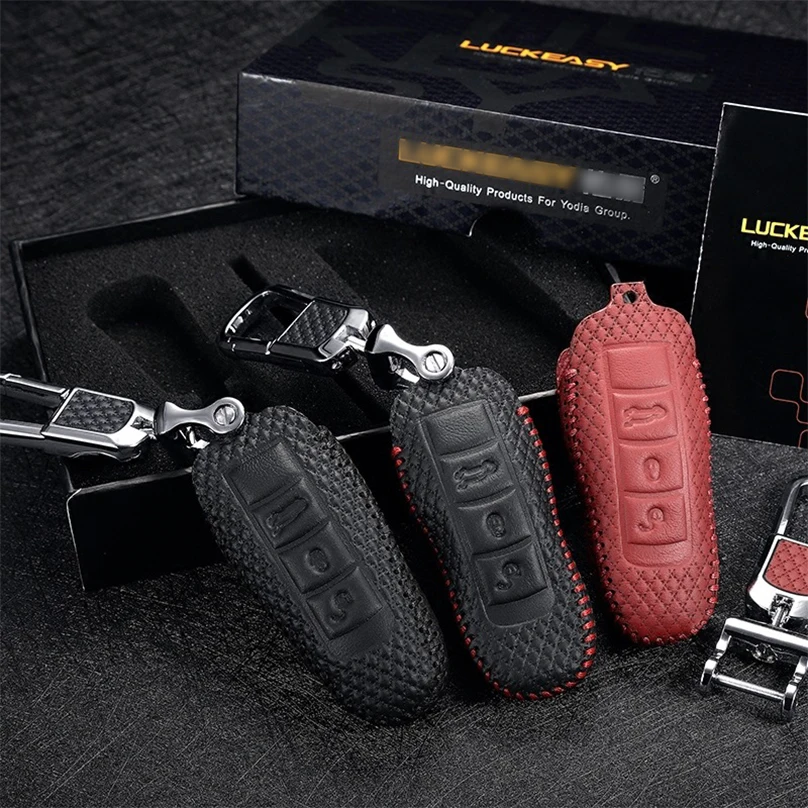 Чехол для ключа Porsche 911 Macan 2014-2017 Panamera 2010-2016 Cayenne 2011-2016 кожаный чехол автомобиля