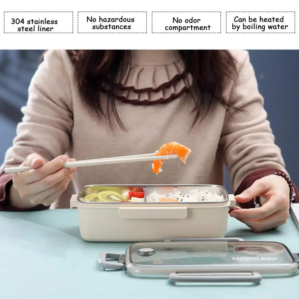 

Lunch Box Leakproof Food Grade Stainless Steel Insulated Food Container For Student Office Worker