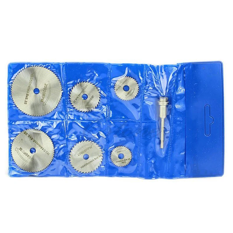 

6pcs Professional For Cutting Circular Saw Hss Powerful High Speed Steel Rotary Blade Cutting Disc Mandrel Circular Saw Blades