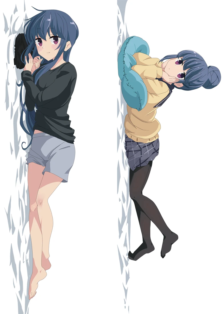 

Anime Cartoon Yuru Camp Sexy Body Hugging Pillows Cases Cover Pillowcase Poszewki Dakimakura Cosplay Pillow 910057