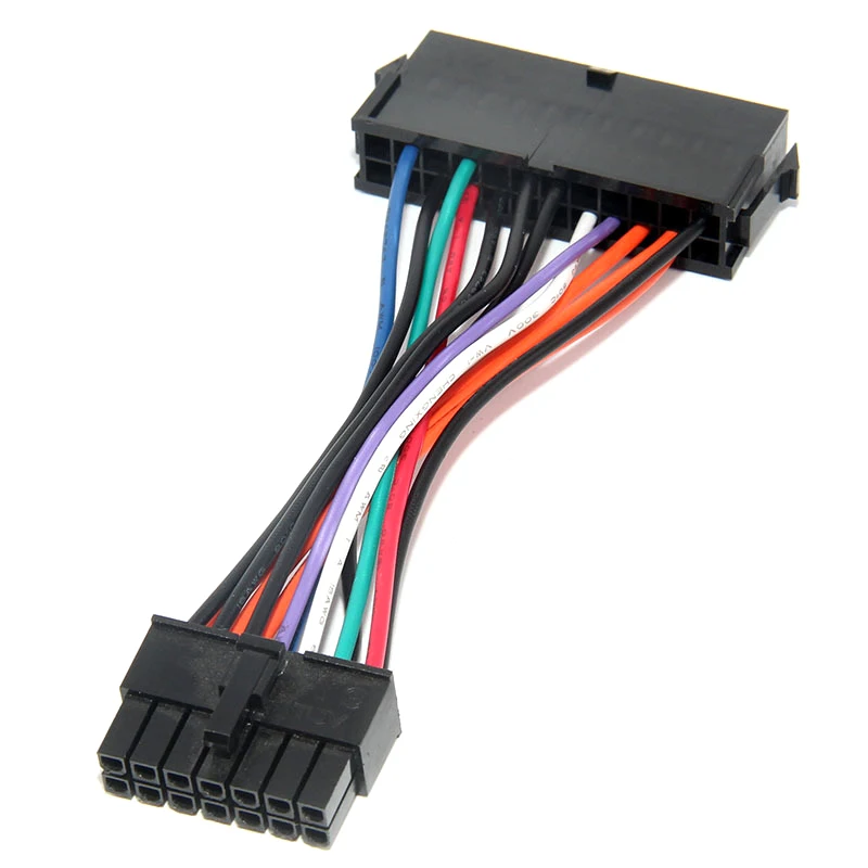 ATX 24pin к 14pin адаптеру питания кабель Шнур для Lenovo IBM Q77 B75 A75 Q75 материнская плата 18AWG |