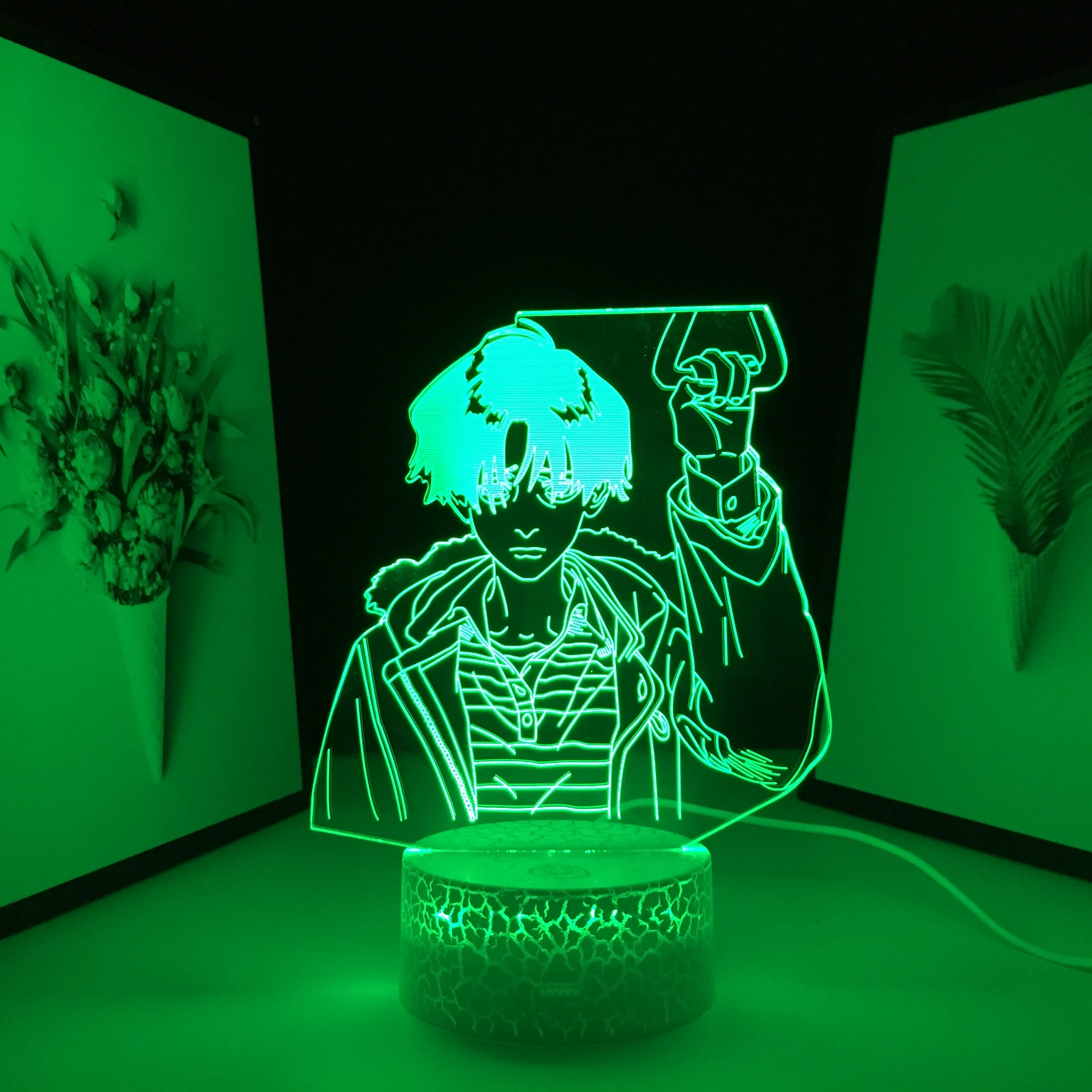 

Wotakoi Love Is Hard for Otaku Anime LED Light for Children's Room Decor Night Light Kid Bithday Christmas Gift Bedroom 3D Lamp