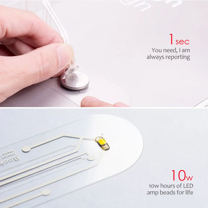 

Hot Sale NEW Mini Book Light Ultra Bright Bookmark Night Lamp Flexible LED Book Reading Light Bedroom qtoe Dropship