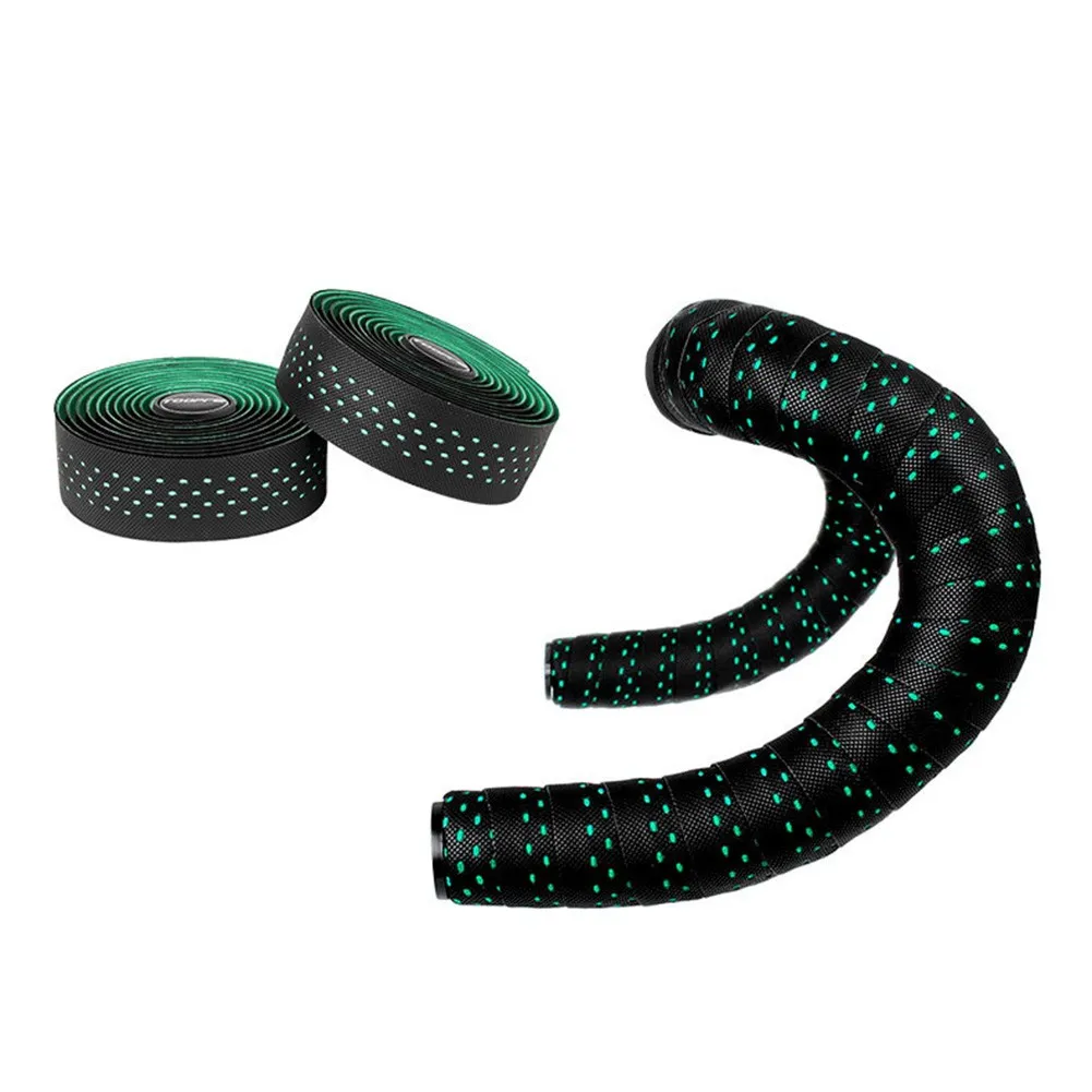 

2 Pcs TOOPRE Bicycle Anti-slip Silicone Handlebar Tape Bicycle Handlebar Strap Elastic EVA Shock Absorbing Bicycle Sling Strap