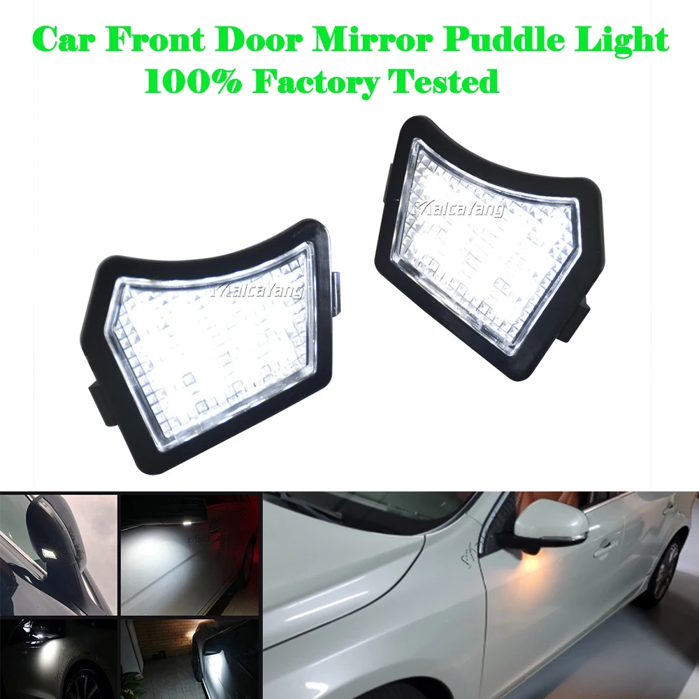 

Car Front Door Mirror Puddle Light Courtesy Lamp Lens For Volvo S40 S60 S80 V50 V70 C30 XC70 XC90 31217838 31217839