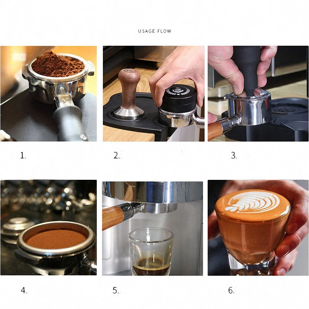 

Stainless Steel Coffee Bottomless Portafilter for Delonghi Coffee Machine Filter 51MM Replacement Filter Tool Coffee Accessories