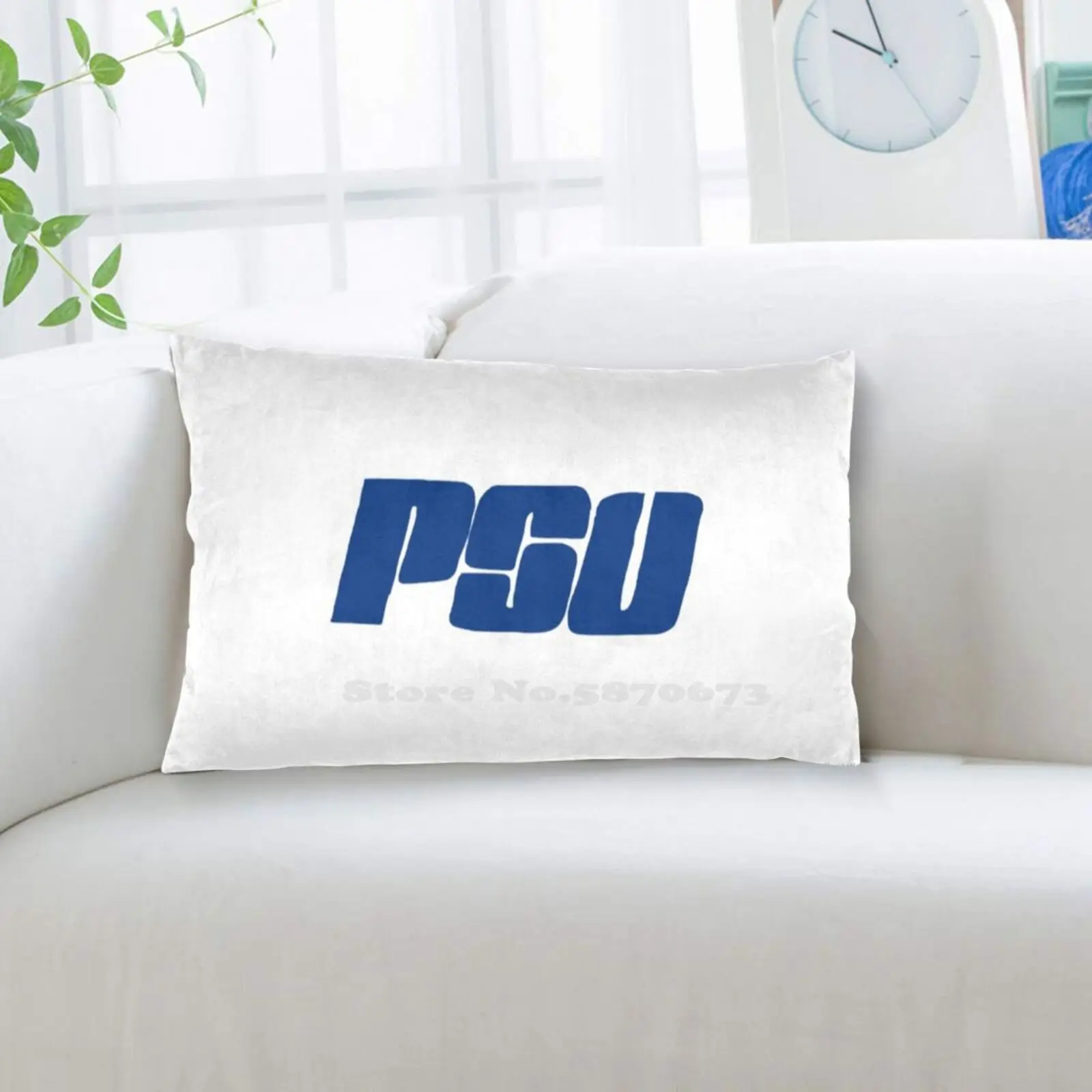 Ретро Psu логотип декор комнаты прямоугольная наволочка Пенсильвания