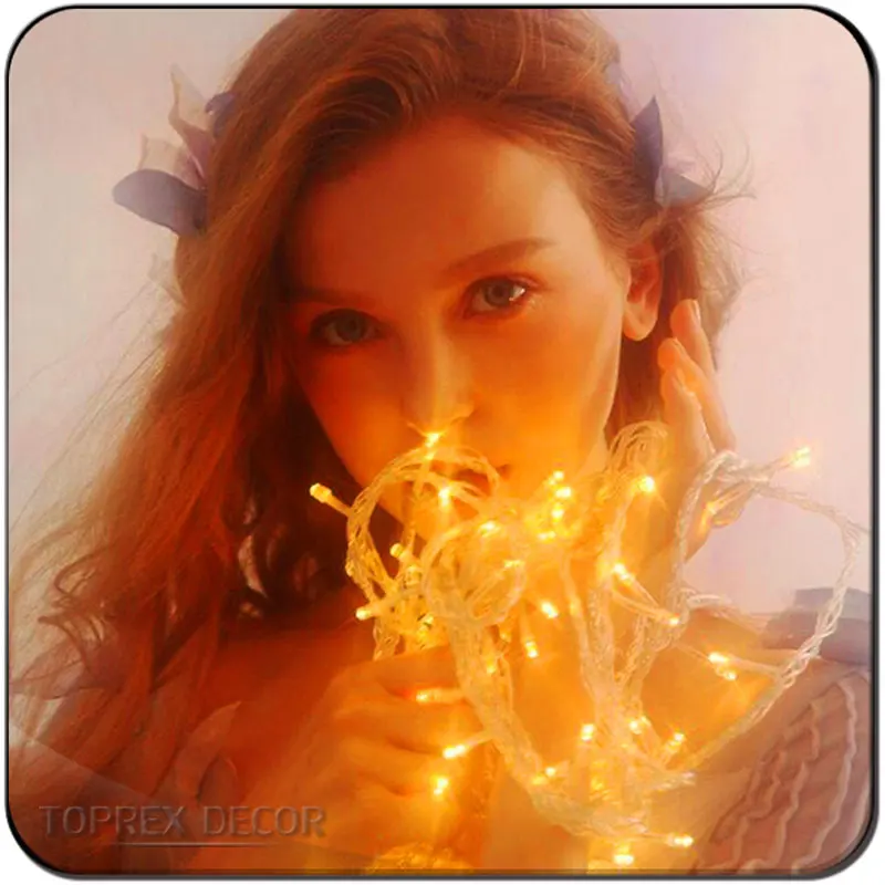 Рождественская светодиодная гирлянда 10 м 100 светодиодов осветительная