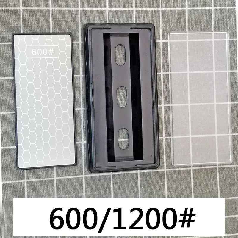 Алмазный точильный камень 400 600 1000 зернистость двухсторонняя точилка для ножей для заточки ножей кухонные инструменты для уличного использования - Цвет: 600 1200 grit