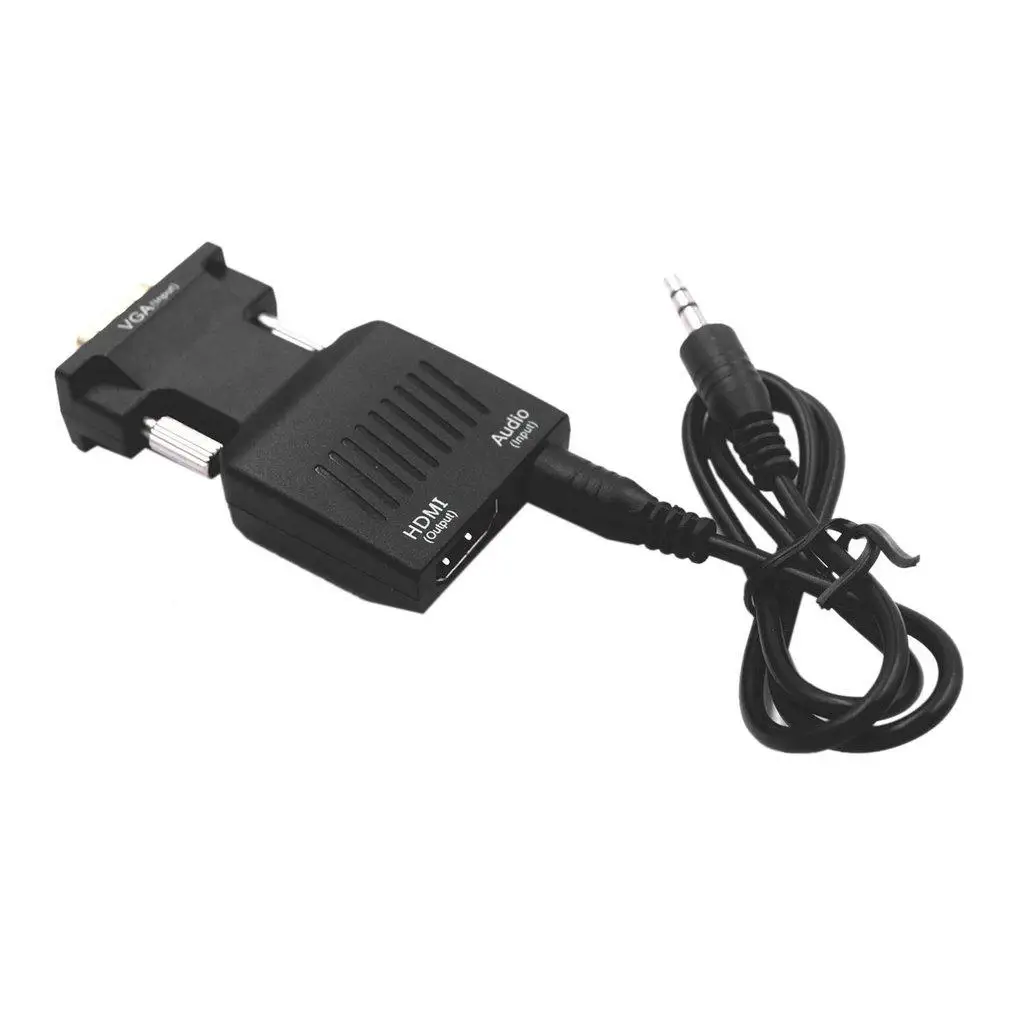 VGA вход в HDMI 1080P HD аудио видео выход адаптер конвертер для ПК DVD # LN | Электроника