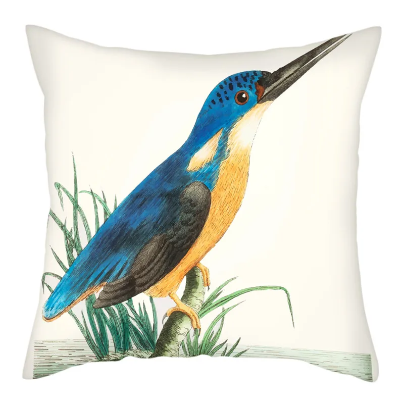 Fuwatacchi милые птицы Попугай фото наволочки для подушек Новогодний подарок декор