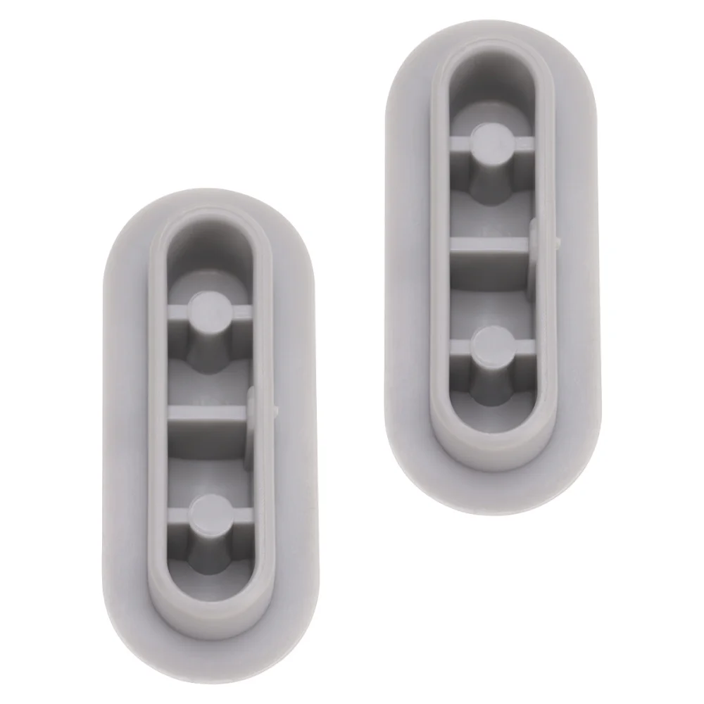 

2pcs Antislip Gasket Toilet Seat Bumper Bathroom Products Lifter Kit Increase The Height Toilet Seat Cushioning Pads(Grey)