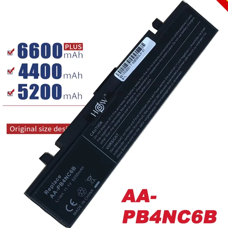 

Battery For Samsung NP P50 P60 R45 R60 R65 X60 X65 R40 R408 R41 R410 R45 R460 R509 R510 R560