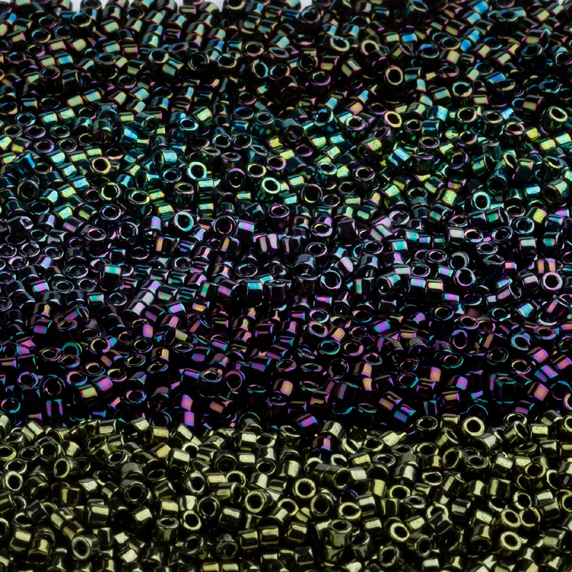 Taidian Miyuki Delica Seed Bead 11/0 для Broderie De Perles Francaises непрозрачный белый DB1-40 1,6x1,3 мм около 1000 штук