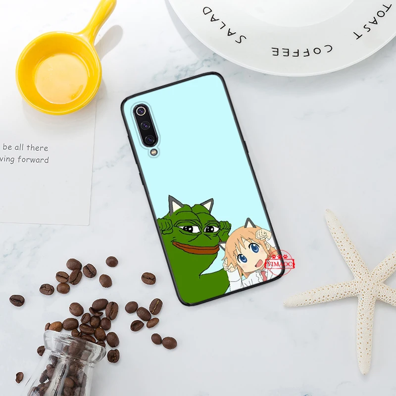 Meme Smug лягушка Пепе силиконовый чехол для Xiaomi 6 8 9 SE A1 A2 A3 Lite F1 Mix 2S MAX 3 9T Pro CC9E CC9 |