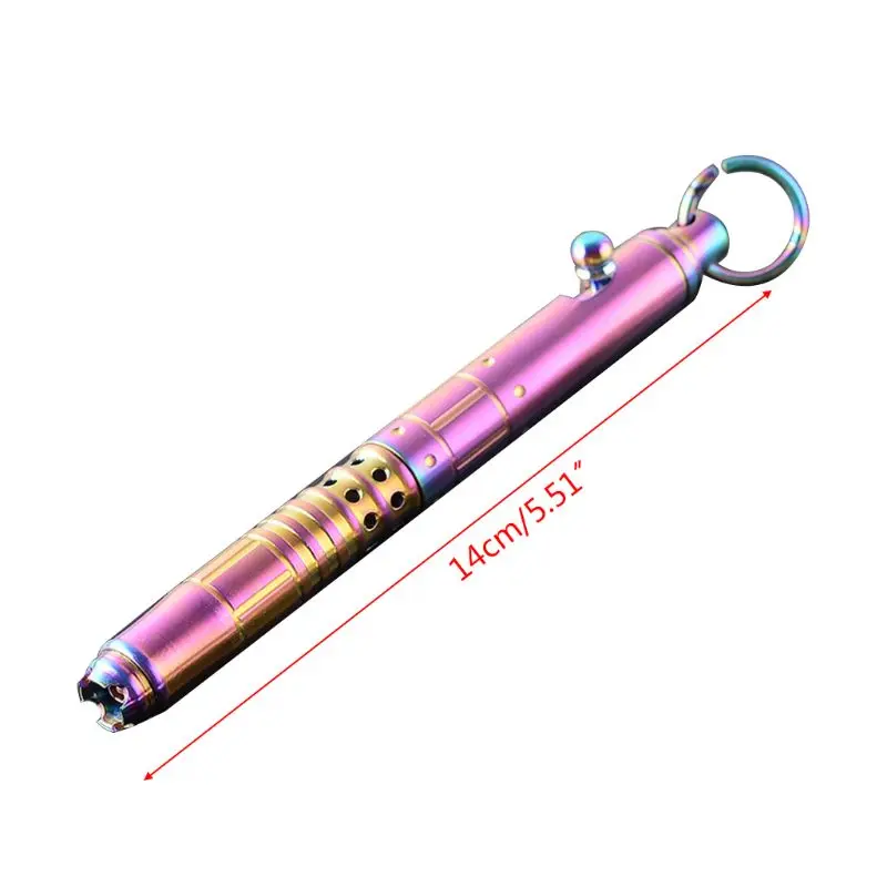 

Practical Solid Titanium Alloy Gel Ink Pen Retro Bolt Action Writing Tool Supply H3CA