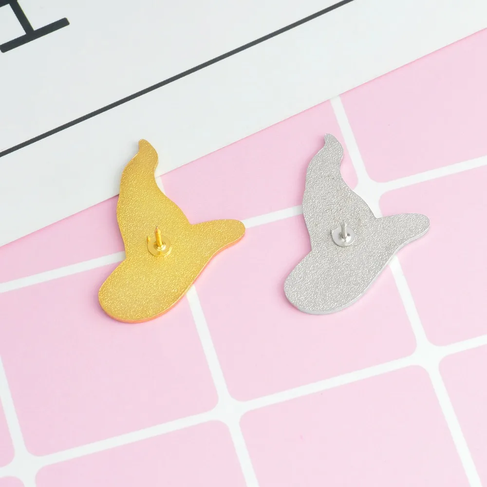 Волшебный волшебник шляпа готические значки Броши эмалированные заколки