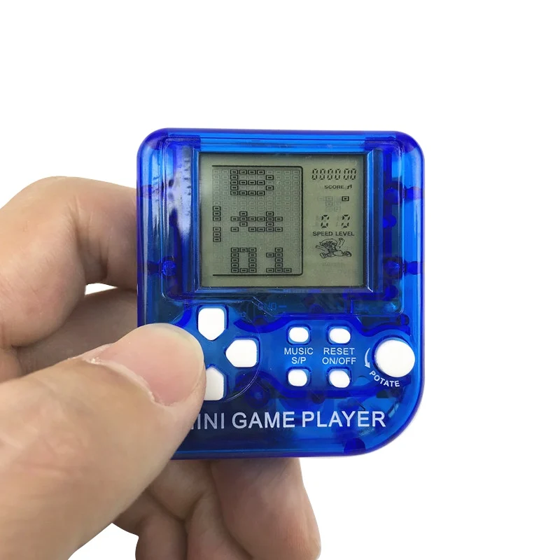 Ультра-маленький мини Tetris игровой плеер детская портативная игровая консоль lcd