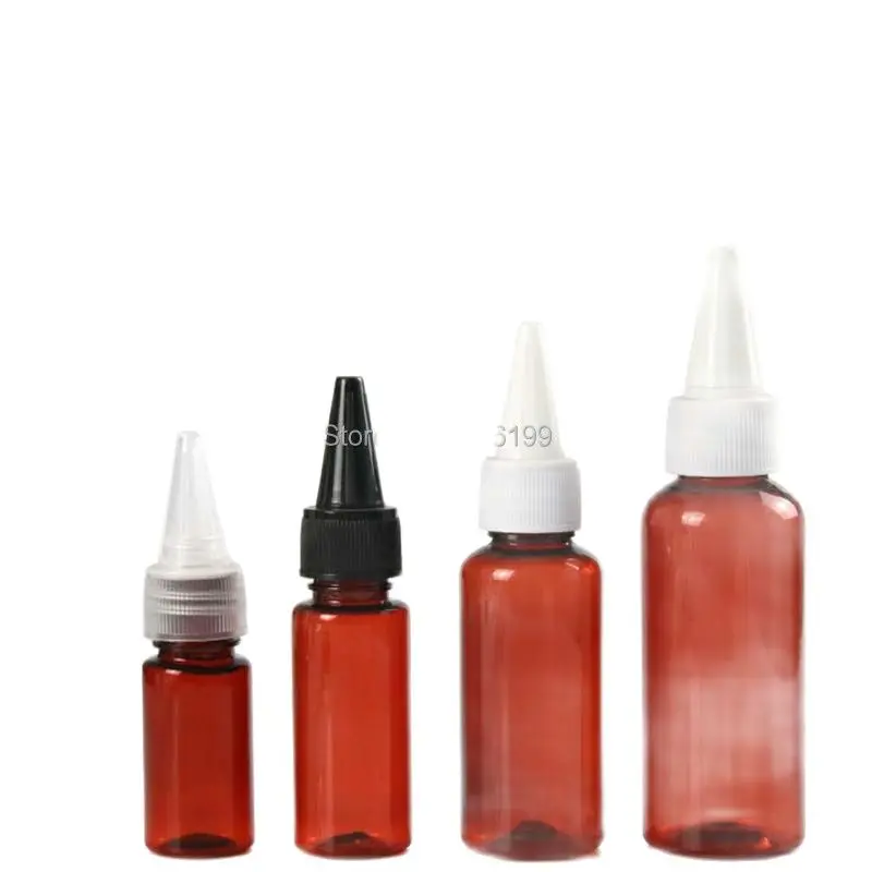 Пустая пластиковая бутылка 50 20 мл пустой косметический контейнер черная крышка