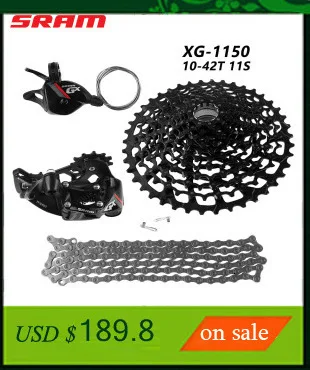 SRAM NX EAGLE 1x12s 11-50T набор скоростей DUB 170/175 мм задний переключатель триггерный переключатель передач кассета с цепью звездочки