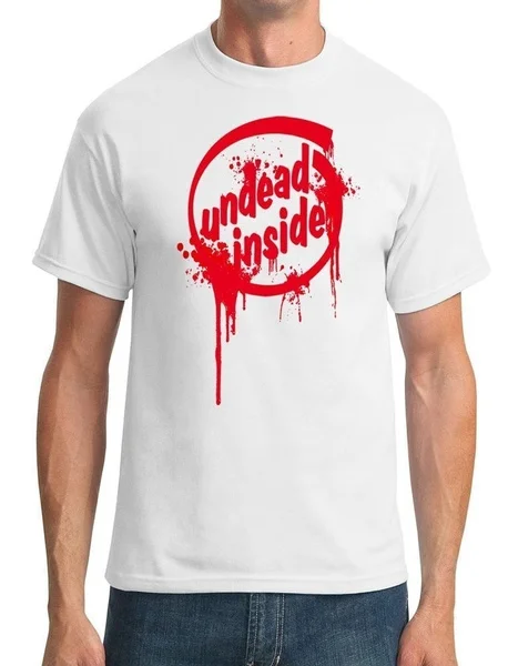 

Gift T Shirt Undead Inside Zombie Funny Mens T-Shirt