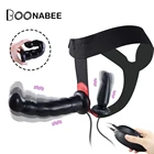 Ремешок для фаллоимитатора, силиконовый вибратор с пультом дистанционного управления, интимные игрушки для женщин страпон, реалистичный пенис, Эротические товары, Женский мастурбатор