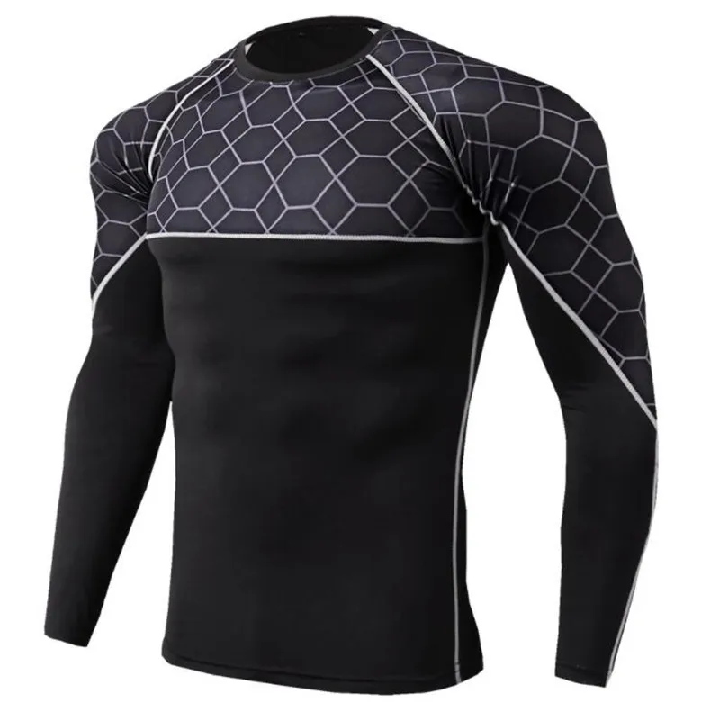 Комплект спортивного нижнего белья для мужчин S/M/L/XL/XXL/XXXL|Рубашки и топы| |